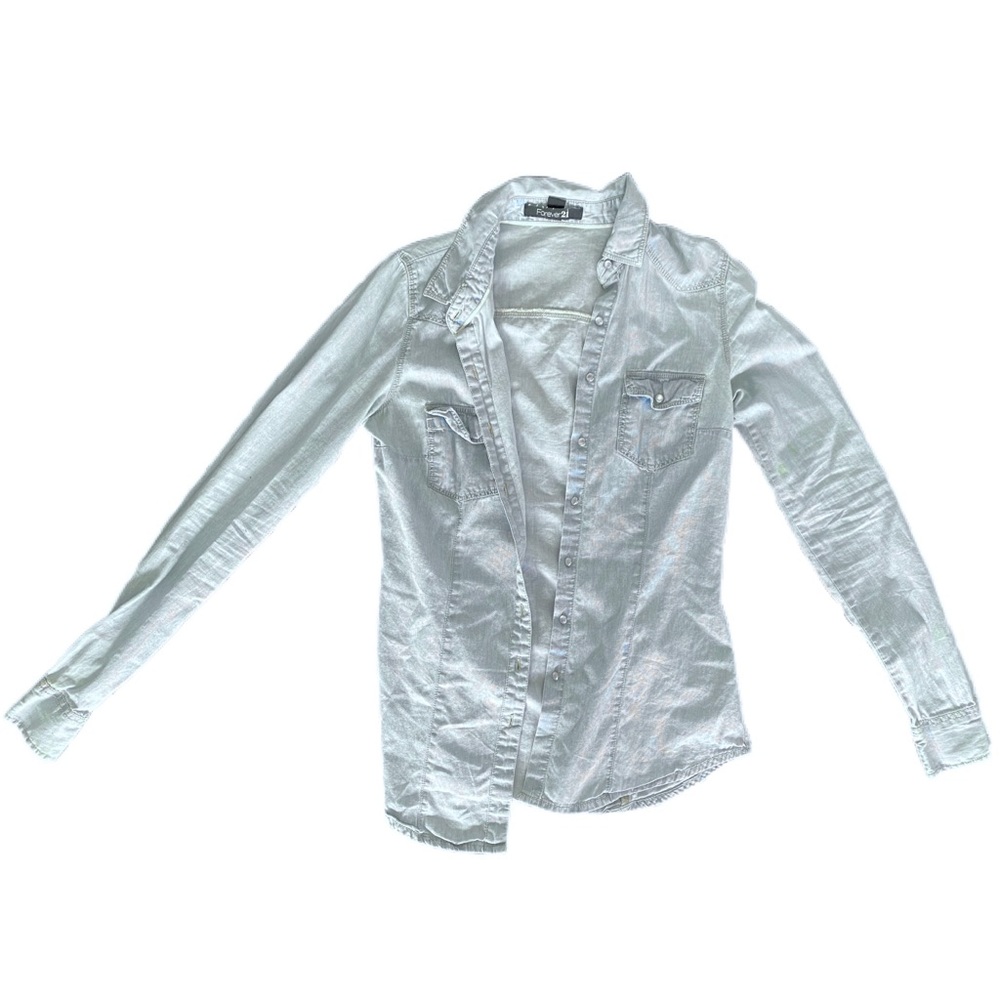 Jean Button Down Shirt